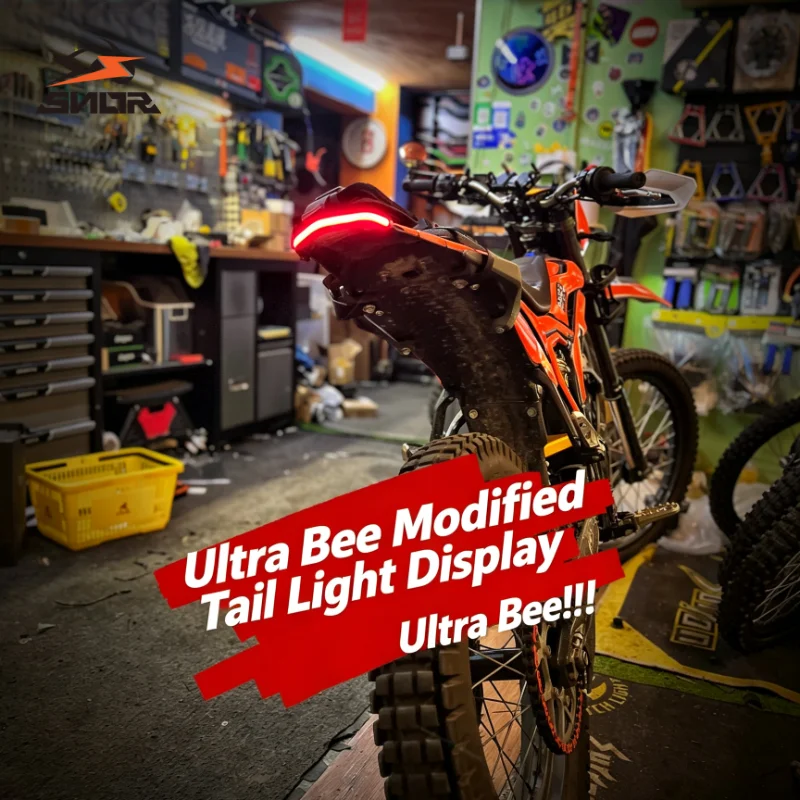 SNOR LED Light Strip Sequential Tail Light Plug and Play Original Connector For Surron Ultra Bee Modification
