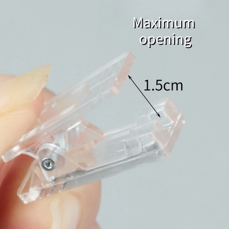 30 Stück Selbstklebende Clips aus Kunststoff, Transparente Wandclips, Klebende Foto-Clips, Poster-Clips für Büro, Zuhause, Poster, Fotos, DIY-Bastelarbeiten – Detail 5