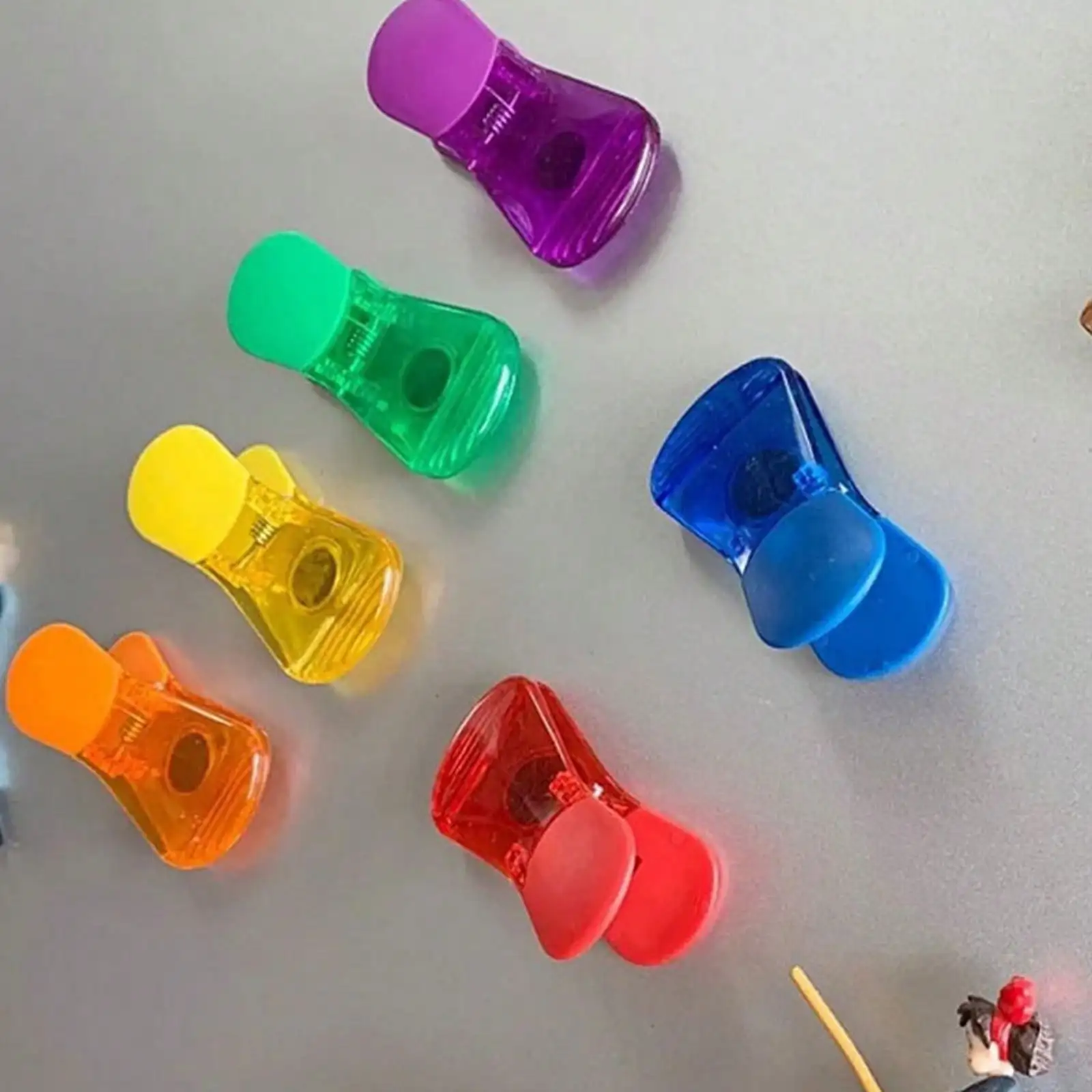 Magnetic Food Sealing Clips Colorful Snack Bag Clips Fridge Magnet Design Kitchen Storage Moisture-Proof Food Fresh-Keep Clips Household Kitchen Accessories SH260713101487331282081