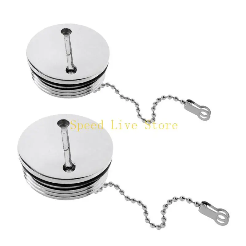 547C 38mm 50mm Deck Filler Caps StainlessSteel 316 Deck Filler Gas Diesels Fuels Waste