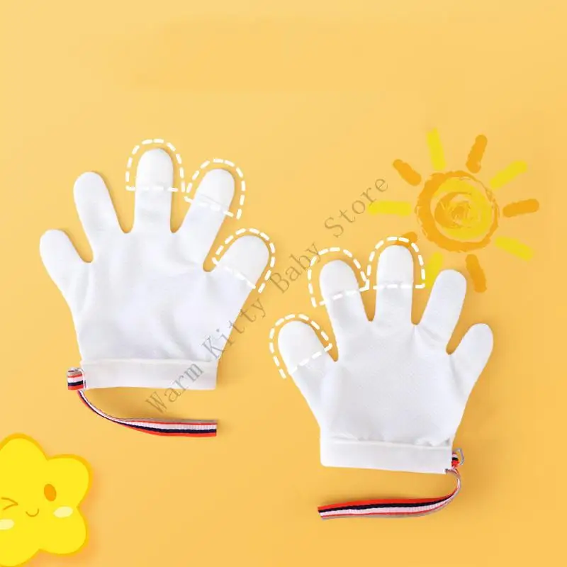XXFE Guantes de algodón para bebé – Evitan morderse las manos