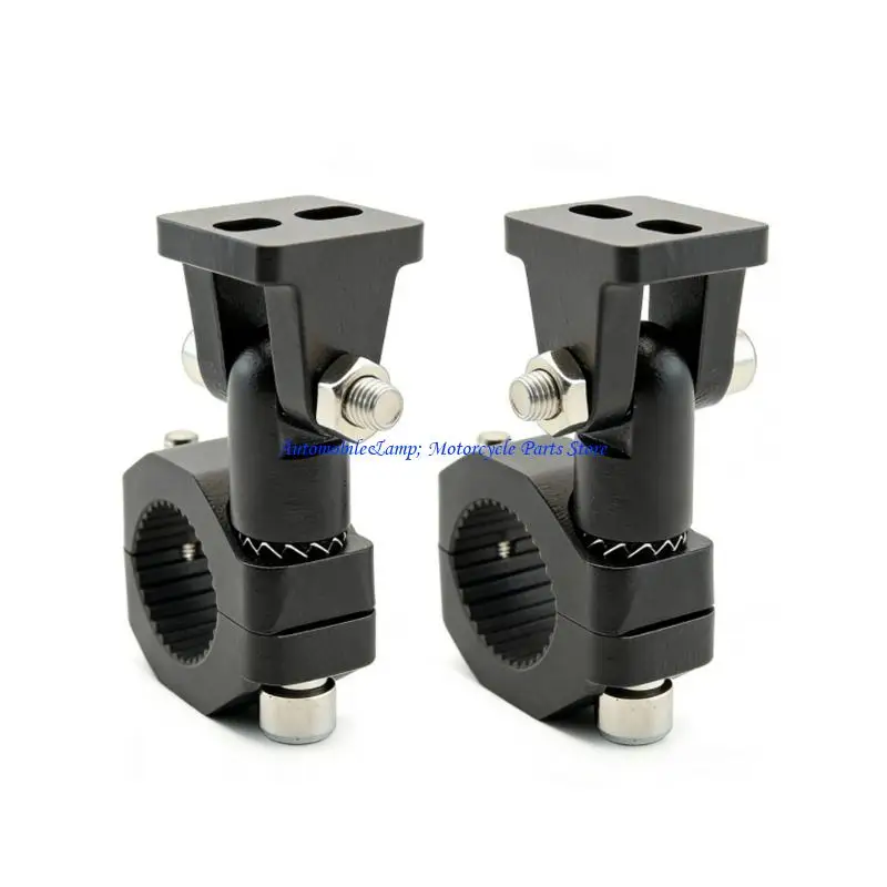 H7BD Upgrades ABS Motorcycle Auxiliary Light Holder Fits 22mm to 32mm Handlebar Guard