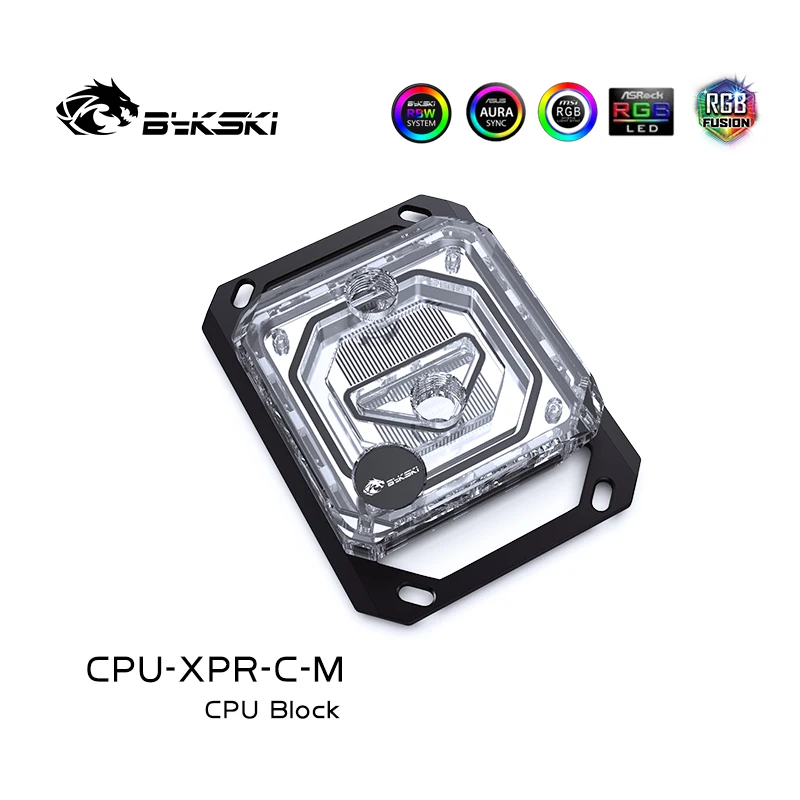 Bykski CPU Water Cooler for Ryzen 5 3600 Ryzen 5/3/7 AM4/AM3 Block Support SNCY Motherboard Radiator CPU-XPR-C-M