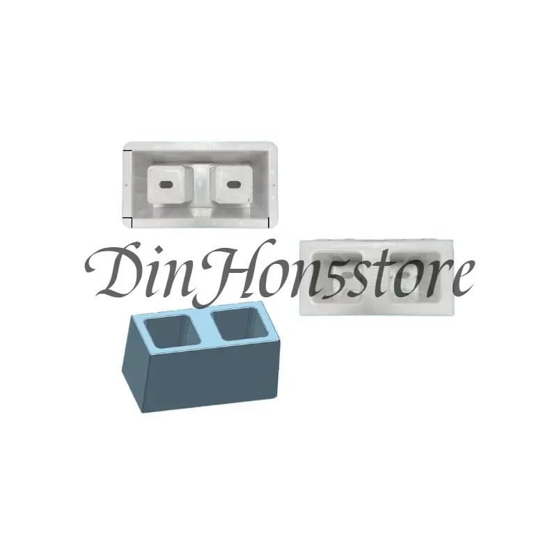 Hollow brick plastic mold factory direct sales pavement brick mold color brick mold reuse hollow molding mold
