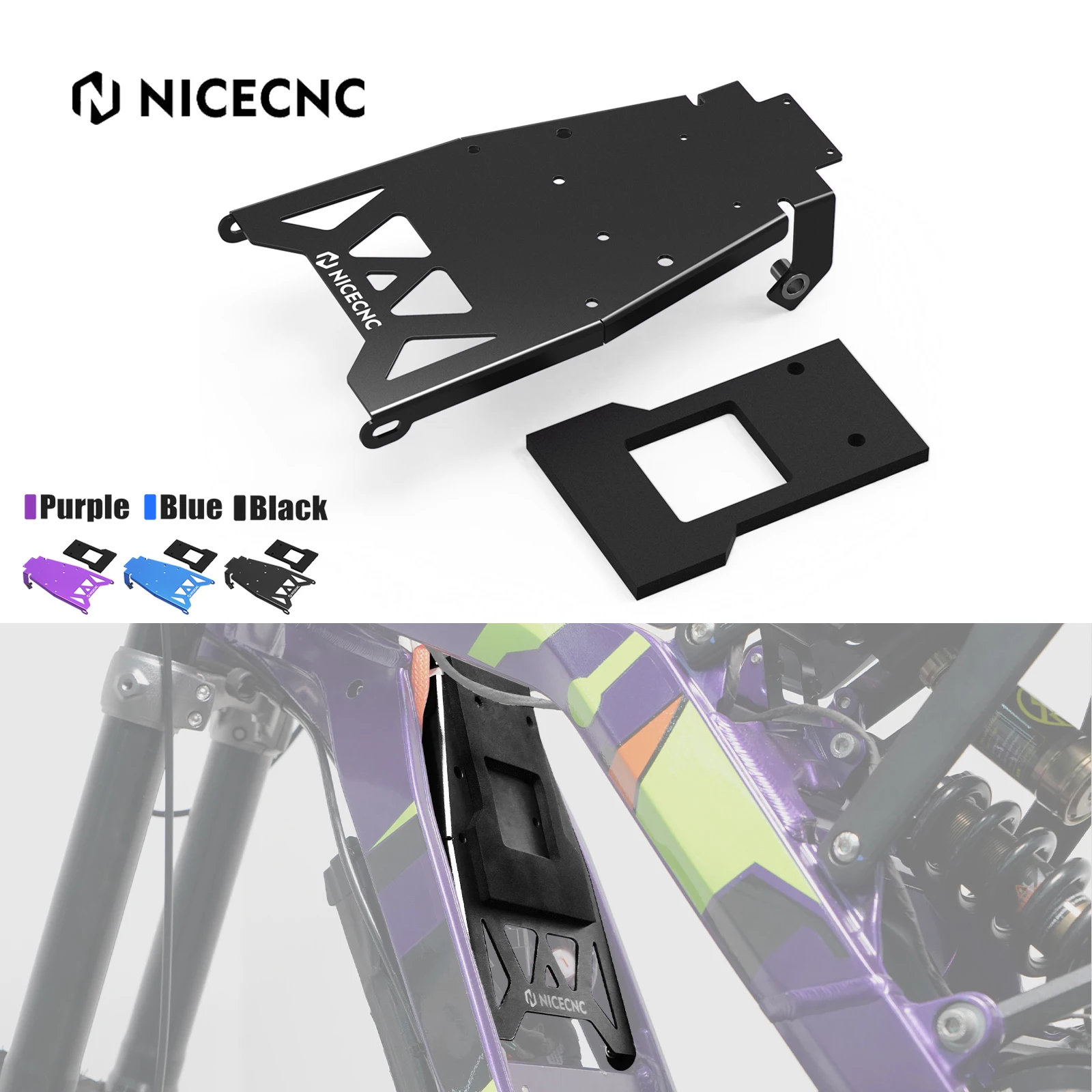 

NICECNC For Surron Light Bee X Battery Front Plate Fender Guard For Sur-ron Light Bee S L1E Segway X160 X260 Electric Dirt Bike