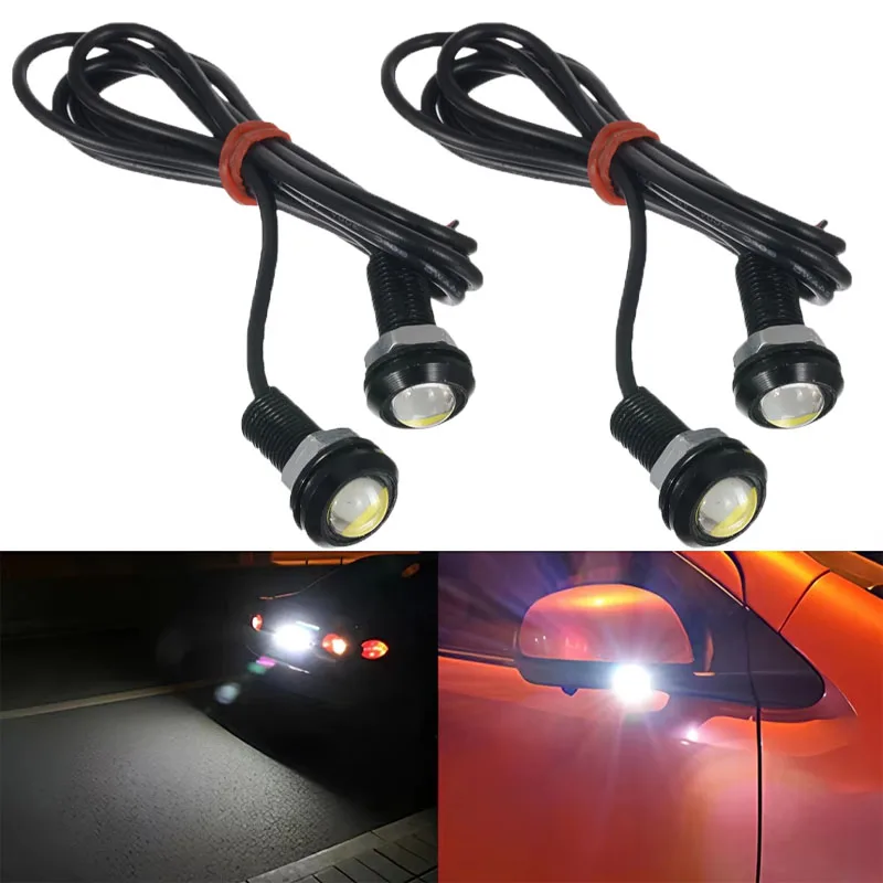 

Светодиодная лампа 9W Eagle Eye DRL для дневного света, водонепроницаемая, с функцией заднего хода и сигнала парковки для автомобилей, грузовиков и внедорожников