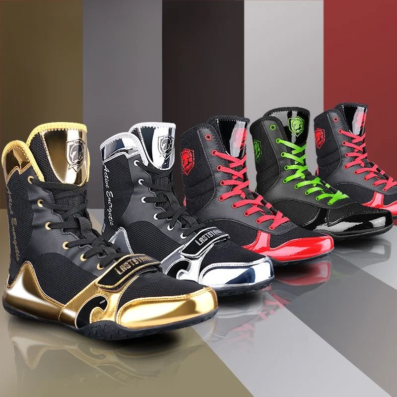 2023 Hot Sale Men Boxing Shoes Brand Designer Wrestling Shoes Big Boy Anti Slip Sport Sneakers Man Top Quality Boxing Boots