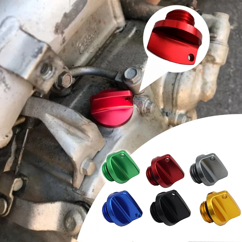 Motorcycle Engine Universal Oil Cap Screws Aluminum Case Plugs Oil Filler Plug Caps Fasteners Engine Cover Motorcycle Parts