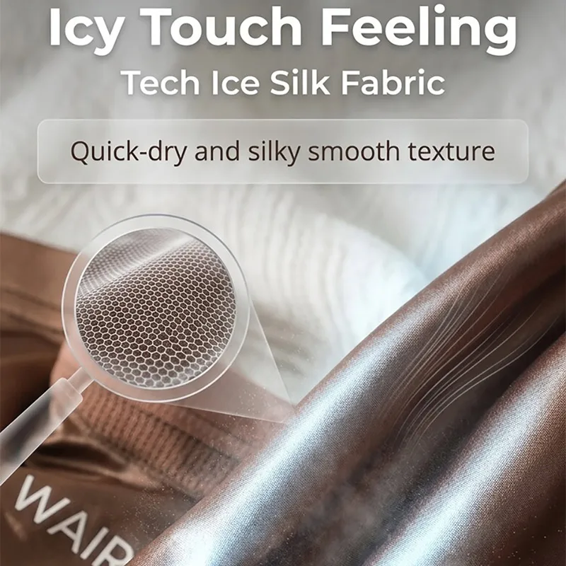 Luxury Satin-like Ice Silk Underwear Cool Breathable Double-side Mesh Men's Panties High Elastic Seamless Lingeries Men's Shorts