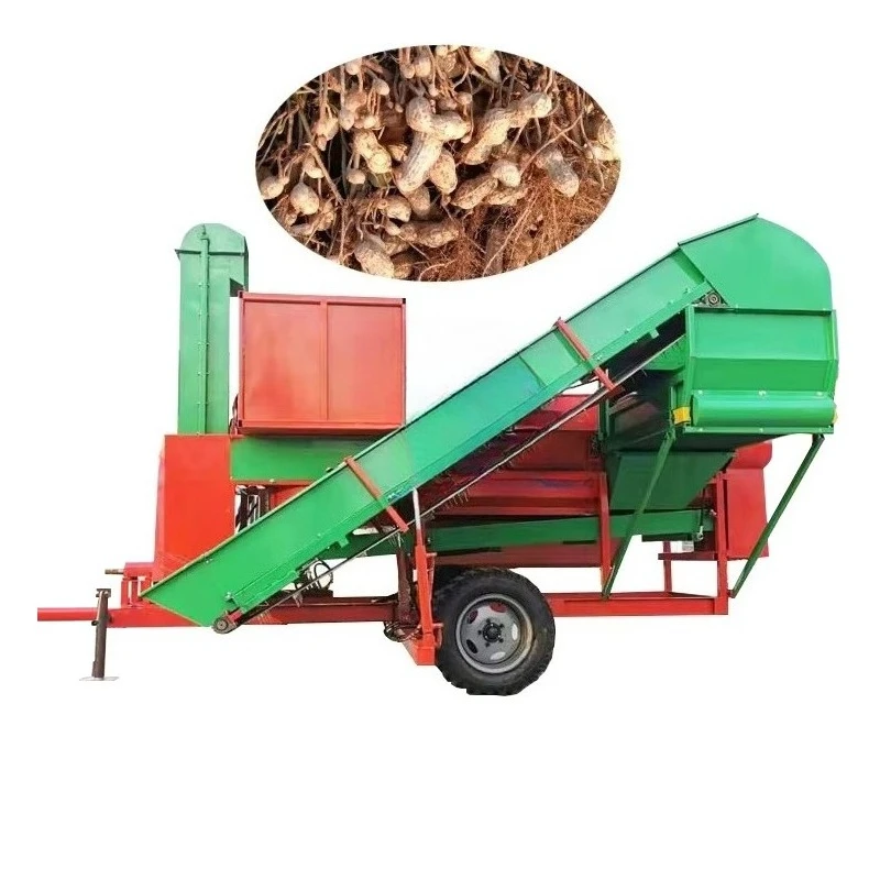 High Capacity Tractor PTO Peanut Picker Harvester Machine with Fan Cleaning and Vibrating Separation Technology customized
