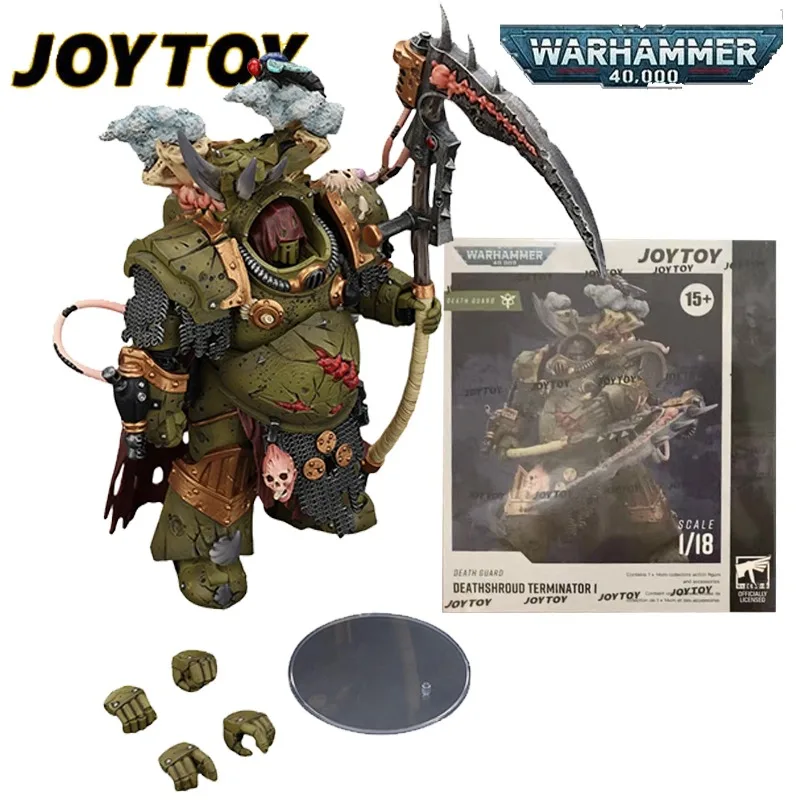 

Коллекционная подвижная фигурка JOYTOY: Отряд Смерти (Deathguard) из серии WARHAMMER 40,000, модель Терминатора в плаще смерти (Deathshroud), готовая к сборке, в подарок