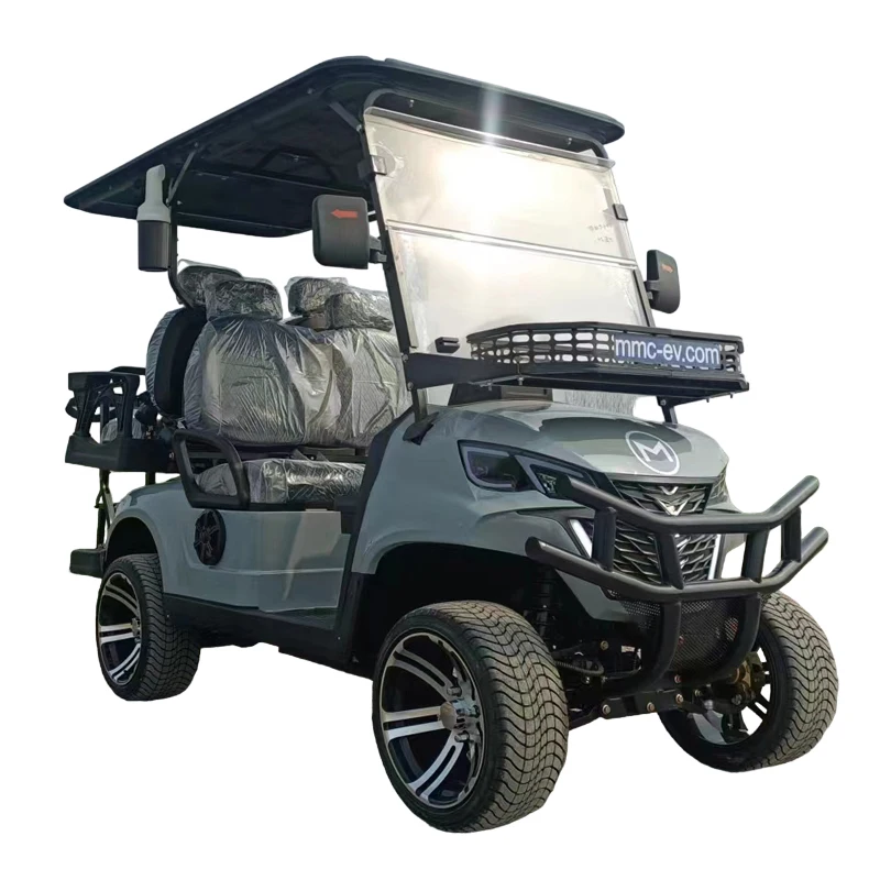 

MMC Wholesale Off Road Street Legal Lithium 4 6 Seater Aluminum Alloy Frame 48/60/72V Electric Golf Cart