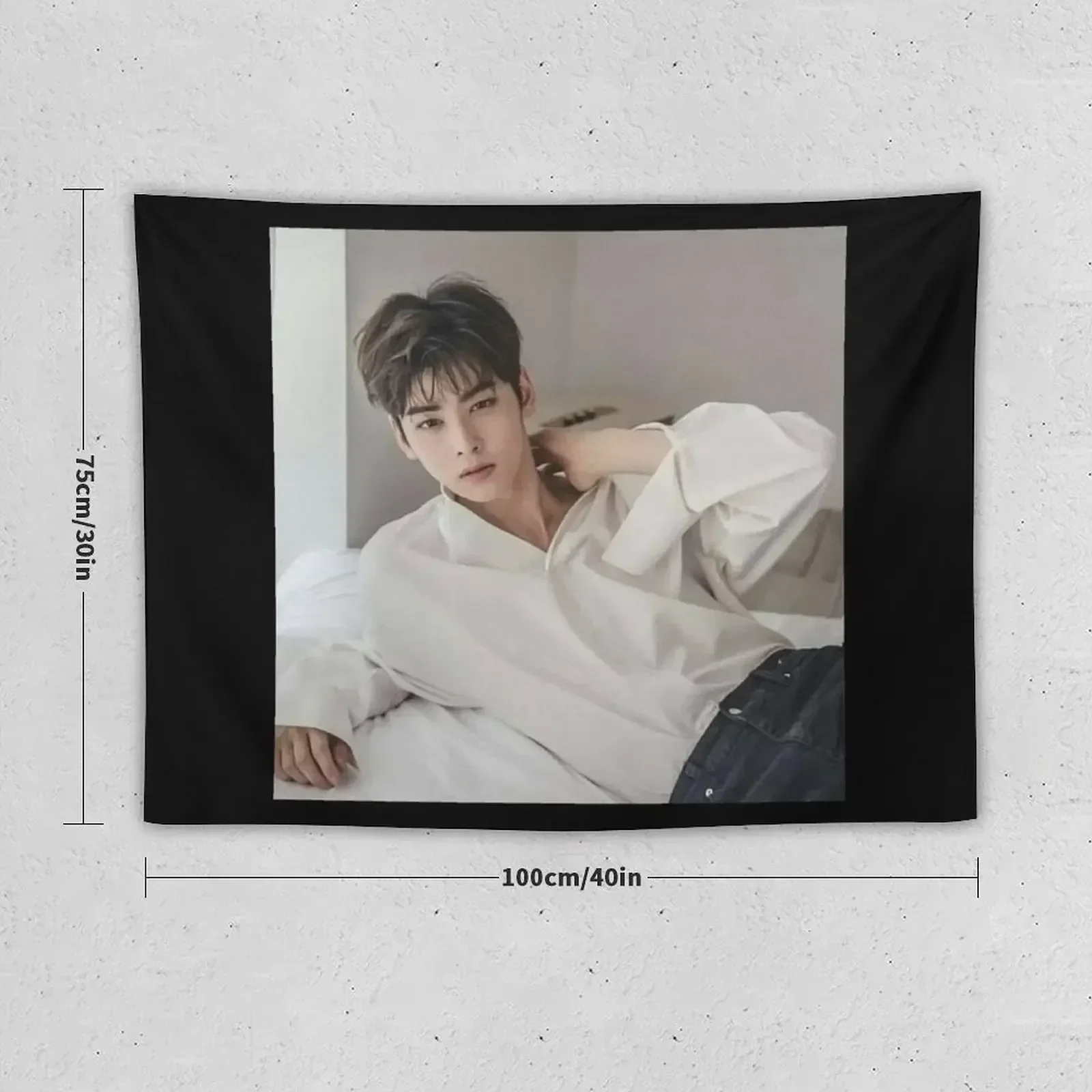 Cha Eunwoo- True beauty Tapestry Bedroom Decor Aesthetic Decoration Wall Room Decoration Accessories Tapestry