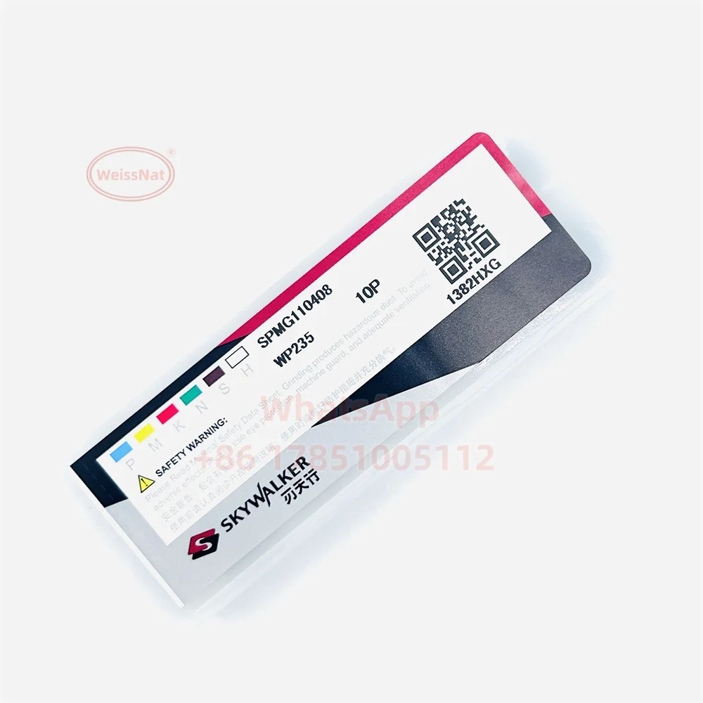 

SKYWALKER SPMG050204 SPMG060204SPMG07T308 SPMG090408 SPMG110408 SPMG140512 WP235 U Drill Carbide Insert SPMG Inserts