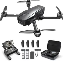 Holy Stone HS720 GPS Drone with Camera for Adults 4K UHD, FAA Remote ID Compliant, 52 Minutes Flight Time, Foldable Quadcopter w