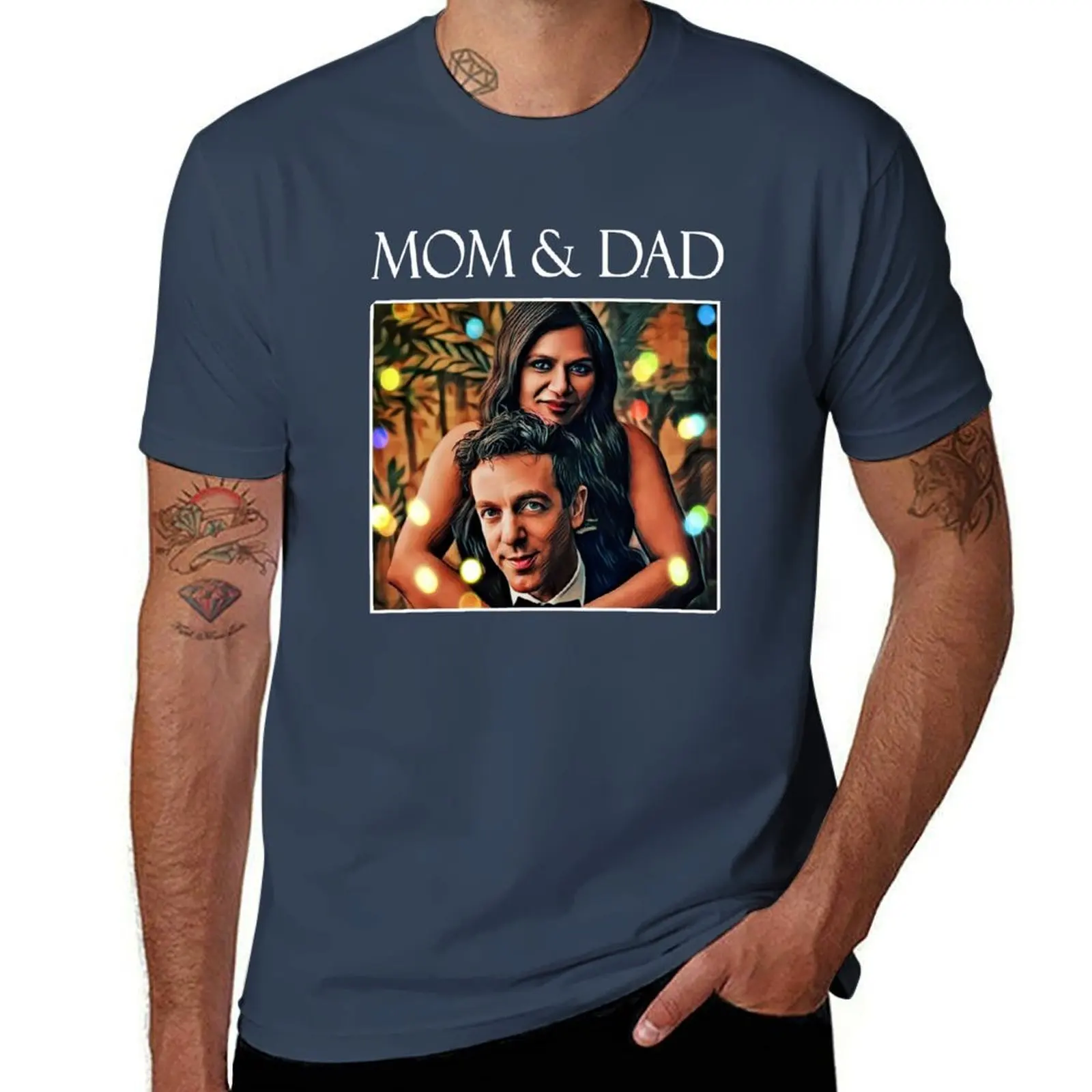 

Mindy Kaling BJ Novak - Mom & Dad T-Shirt t shirt personalised man t shirts graphic T-Shirt