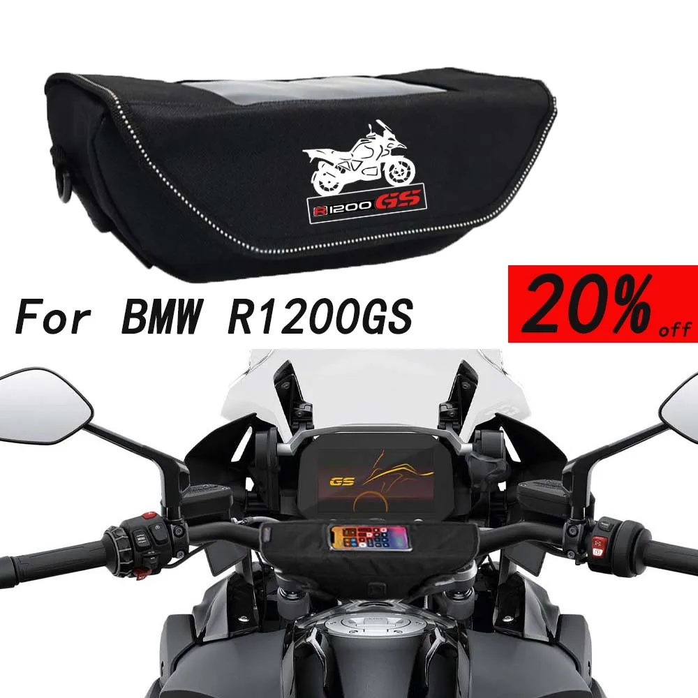 

For BMW R1200GS Motorcycle accessory Waterproof And Dustproof Handlebar Storage Bag navigation bag