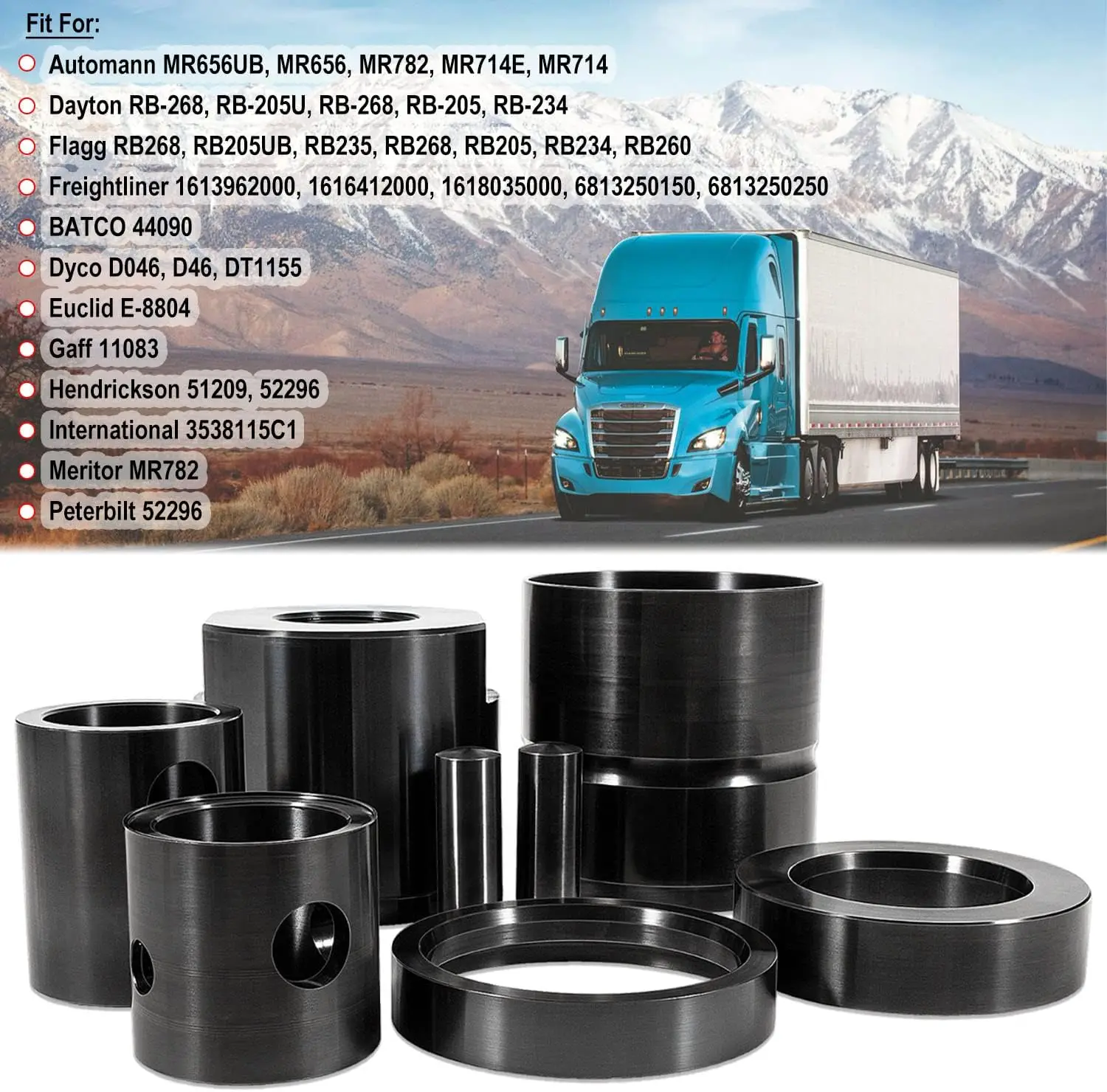 TM 15030 Leaf Spring Pin & Bushing Adapter Service Kit Remover & Installer Tool Kit Fit for Heavy Duty Truck & Equipment