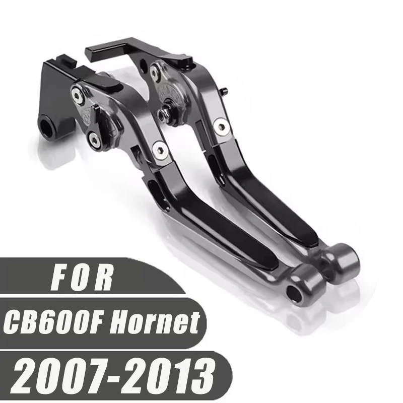 

Рычаг тормоза, подходящий для Honda CB600F Hornet 2007-2013, комплект рычагов сцепления и тормоза с ЧПУ, регулируемые складные рычаги на руль, запчасти для мотоциклов