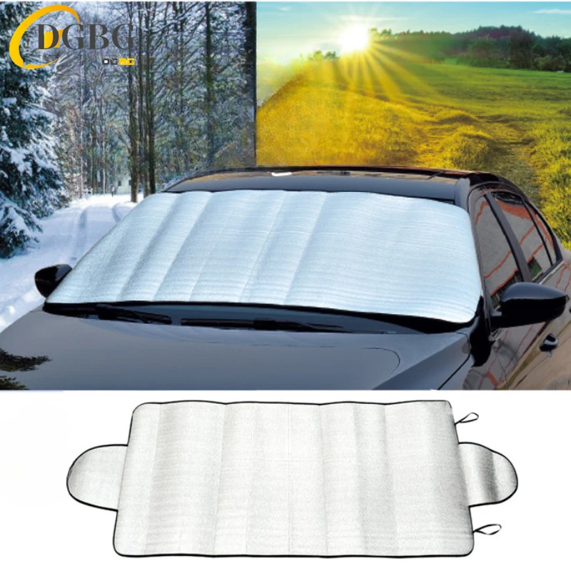 Car Windshield Cover Winter Sun Snow Ice Cover Waterproof Dustproof Anti-frost Anti-fog UV Protection Auto Cover