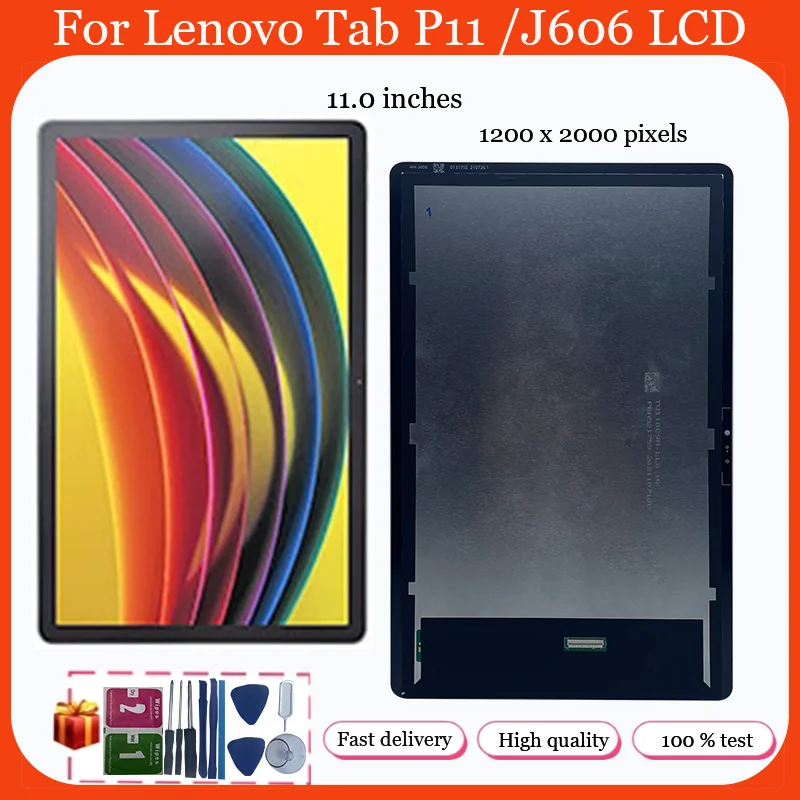 

For Lenovo Tab P11 TB-J606F J606 LCD Display Touch Screen Replacement 100% Tested