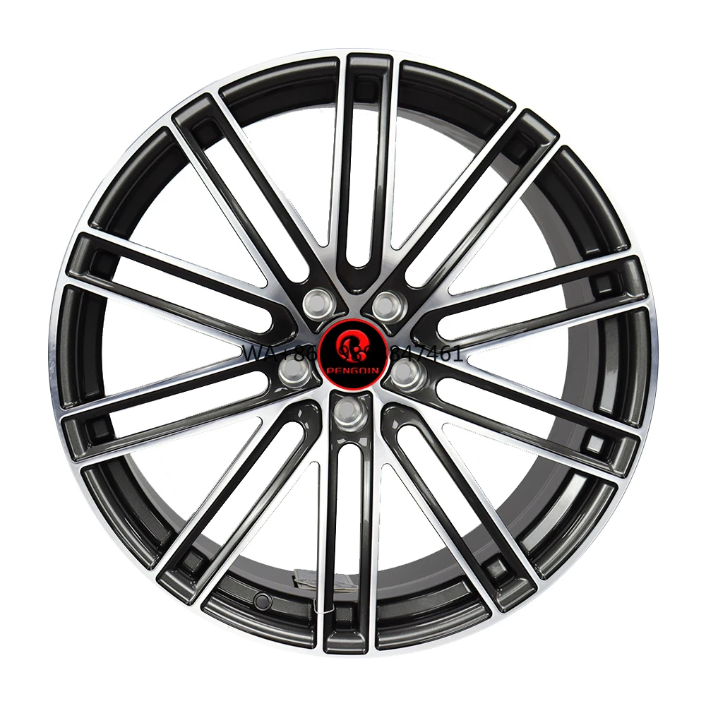 20'' 9 J Gunmetal Machine Face 12000 Tons Forging Multi Spoke 5 Holes Forged Wheels Car Hub of Por-sche