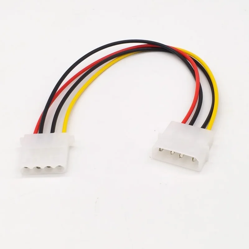 1pcs IDE 4 Pin Molex Female To 4 Pin  Power Extension Connector Cable IDE 4 Pin Female To Female Cable 30cm