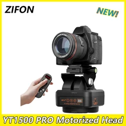 ZIFON YT1500 PRO Motorized Pan Tilt Head Waterproof Remote Control Stabilizer for Phones Camera Weight Capacity 2.2 kg