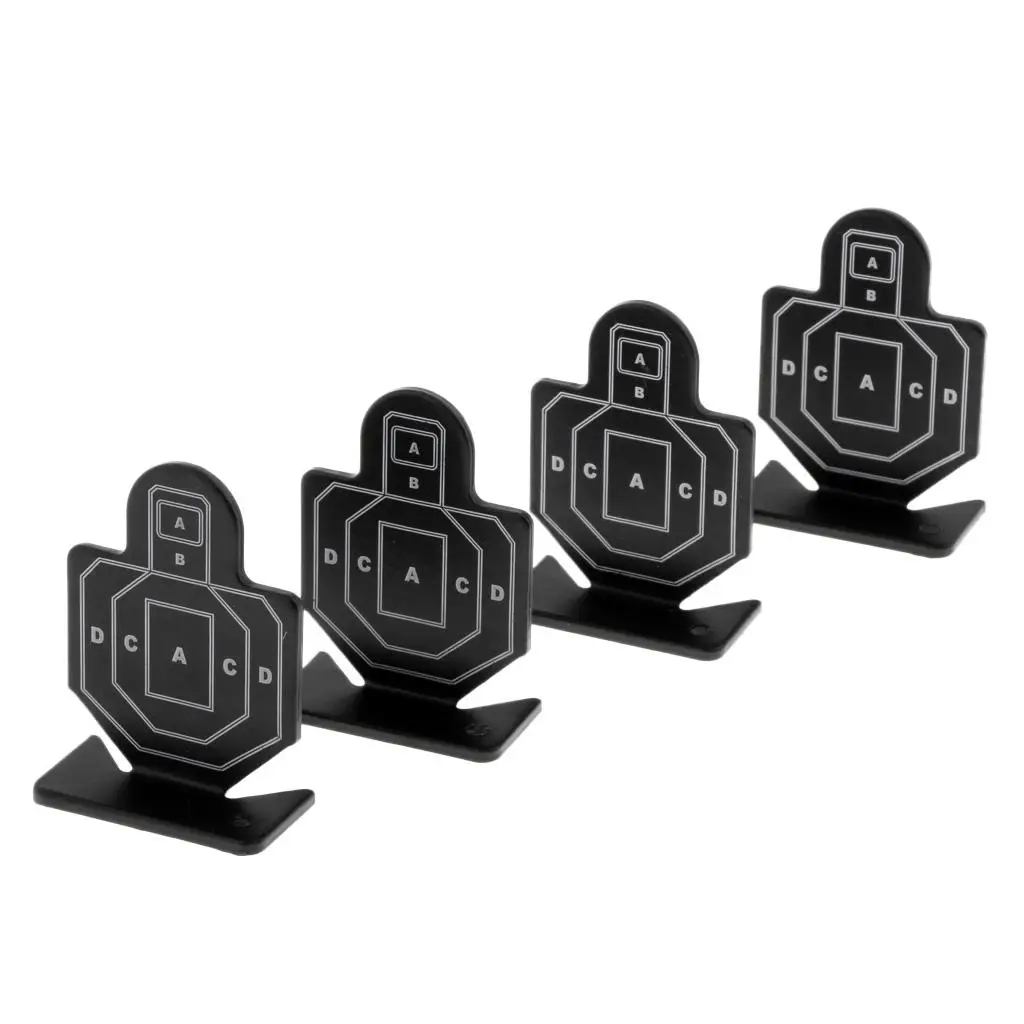 Silhouette Set Steel Metal Practice Accessory for Target Shooting Training