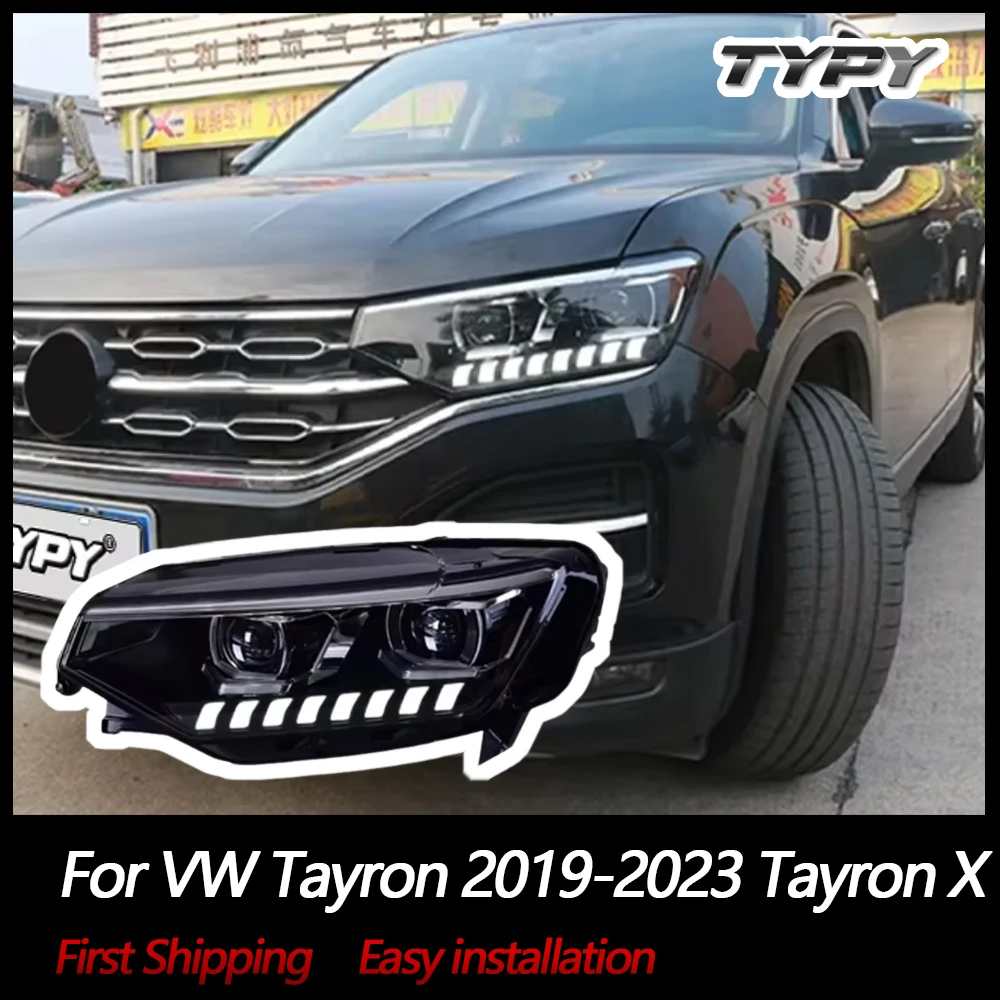 

TYPY автомобильные фары для VW Tayron 2019-2023 Tayron X светодиодные автомобильные лампы дневные ходовые огни динамические указатели поворота автомобильные аксессуары