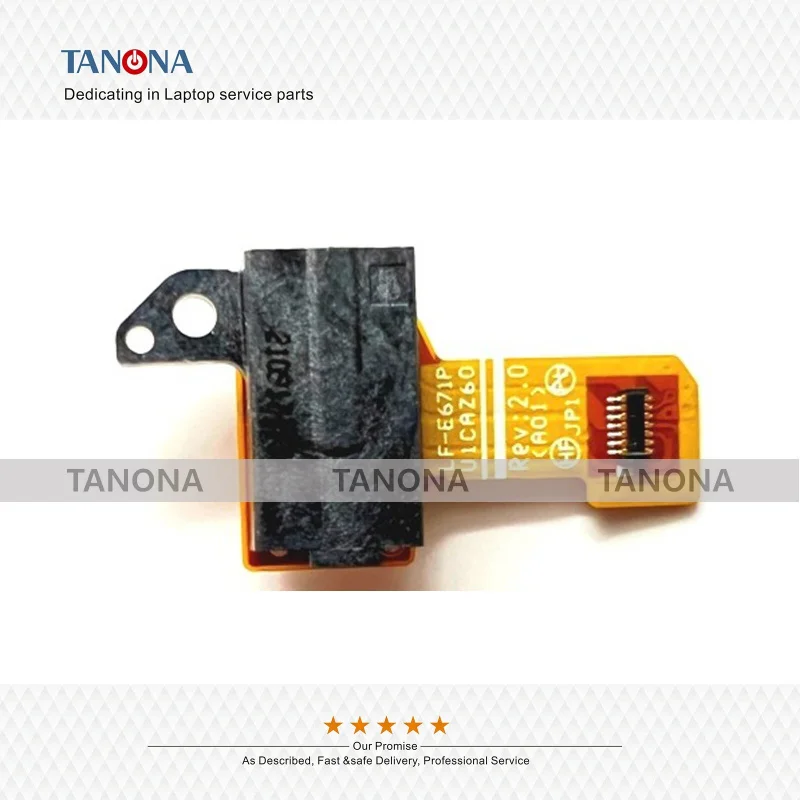 

New 0E671P For Dell XPS13 9370 9380 Headphone Port JACK Circuit Board Connector