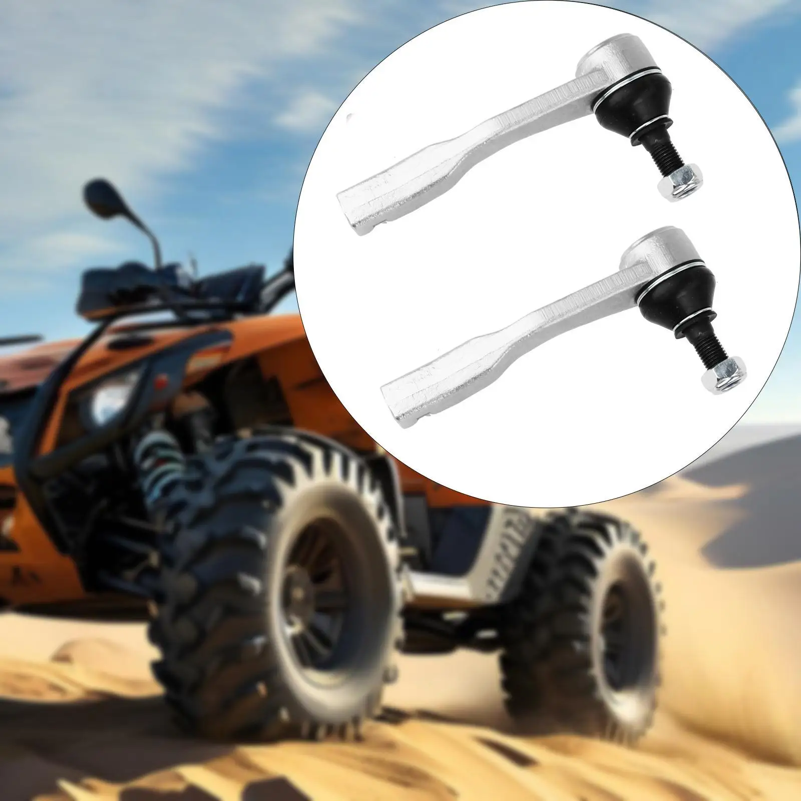 

2 Pieces Tie Rod Ends Repair Part 7061215 7061216 Professional Sturdy Rhigh Performance Easily Install Accessories Replacing