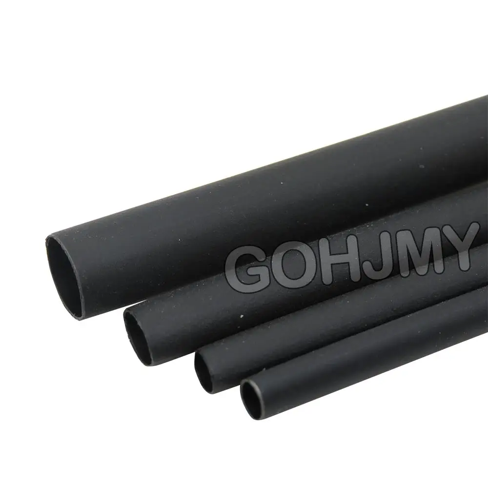 2 Meters Heat Shrink Tube Black 2:1 7mm 8mm 9mm 10mm 11mm 12mm 14mm 15mm 16mm 18mm Heatshrink Tubing Sleeving Wrap Wire