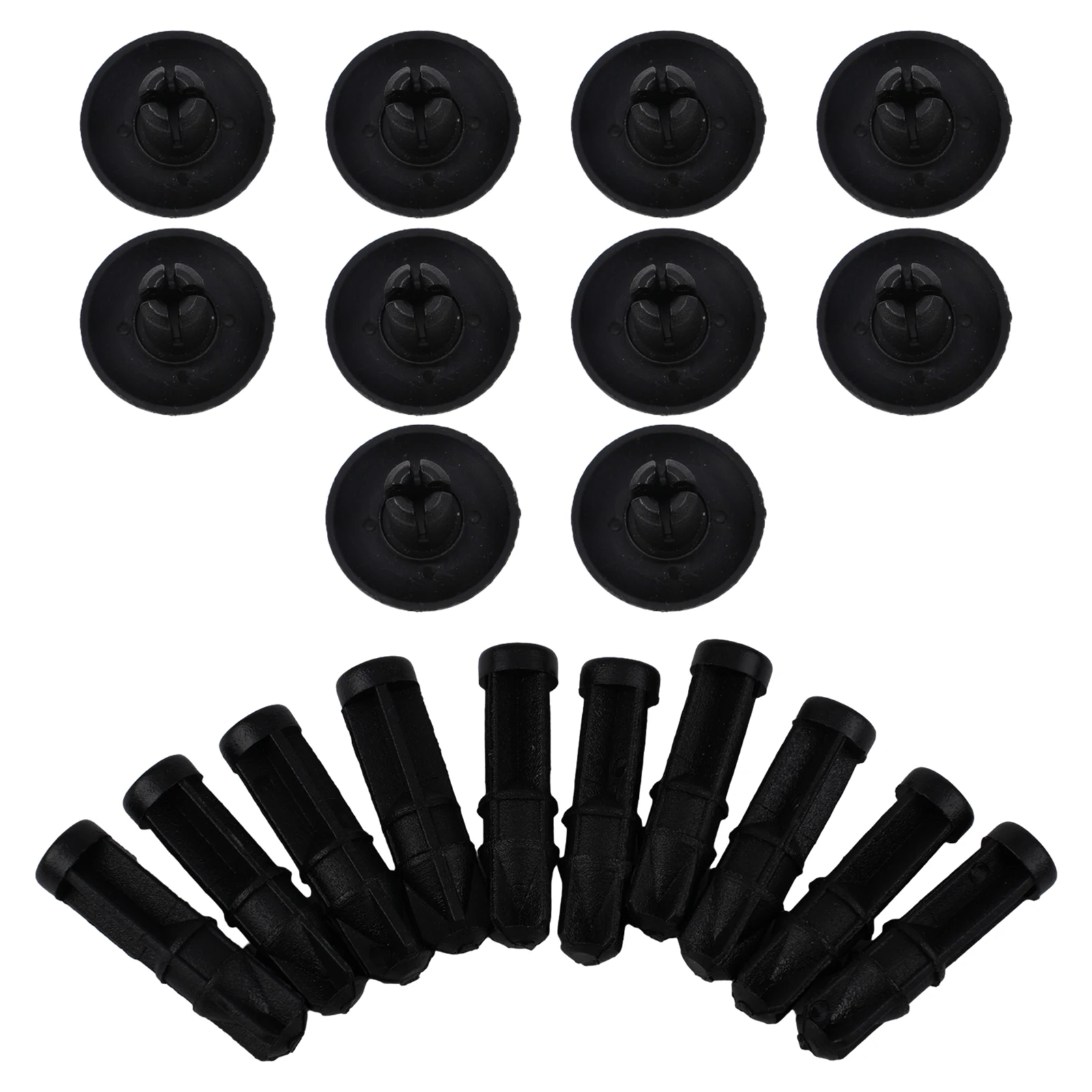 10Pcs Auto Fastener Clips Black Rivet Screw Body Trims Panel Retainer Trims Body Panel Clips For Q3/Q5/Q7/A4/A5/A8 Car Accessory