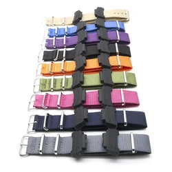 Striped Watch Band For Casio G Shock Replacement Watchbands Smart Accessories Nylon Strap Sliver Pin Buckle Bracelet