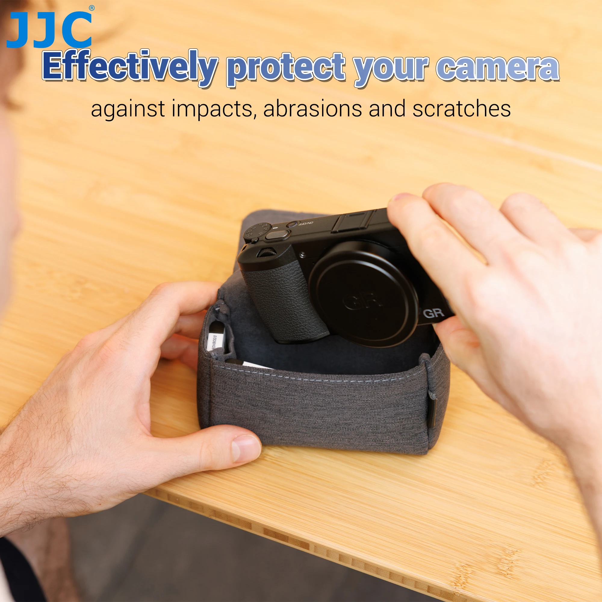 Маленькая сумка для камеры JJC с карманом для аккумулятора для Ricoh GR III HDF Sony RX100 VII VI V IV RX100 III II Canon G7 XM III Lumix DC-ZS99