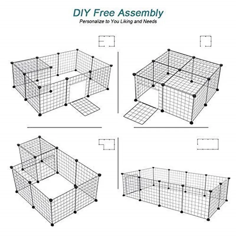 Fast Delivery Fence For Dogs Aviary For Pets For Cats Door Playpen Cage Products Gate Supplies For Rabbit