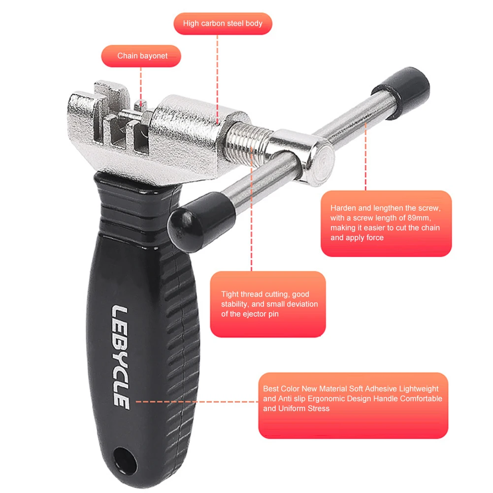 Separatore universale per interruttore catena per bicicletta MTB Strumento per rimozione perno catena per mountain bike Strumento di manutenzione per riparazione ciclismo