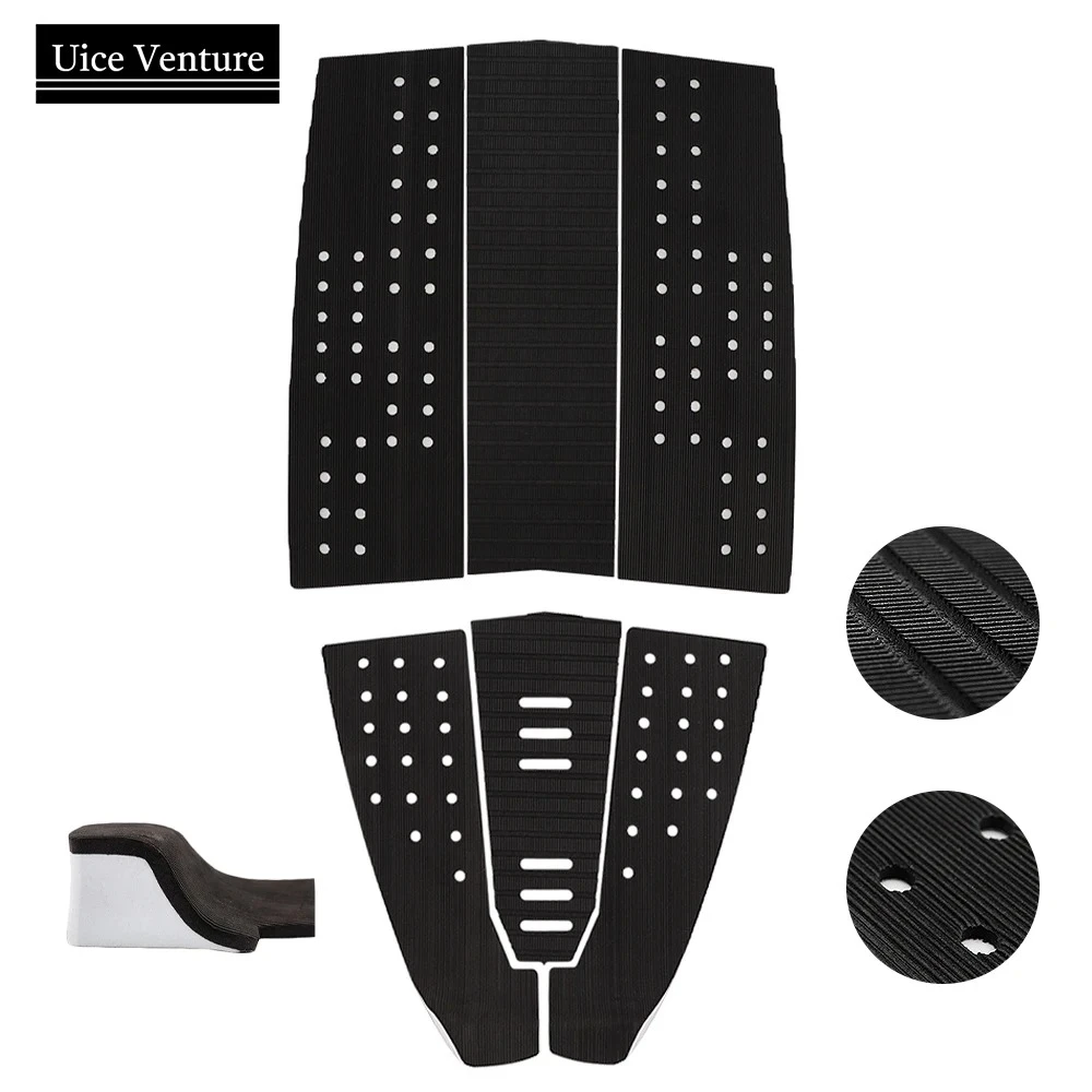 Surfboard Traction Pads SUP Deck Traction Pad Premium EVA With Grip Surfboard Longboard Paddle Board Back Glue Foot Pads