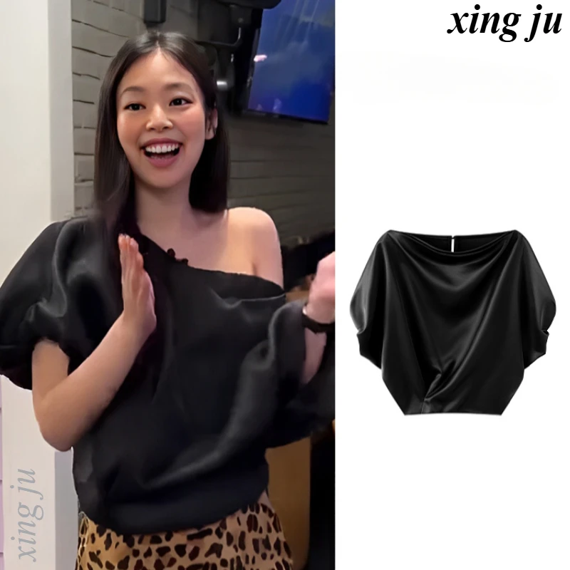 

Kpop корейская певица летние сексуальные черные рубашки без бретелек короткие топы женские джазовые танцевальные костюмы ночной клуб DJ сценическая одежда