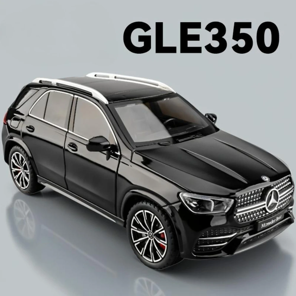 1:24 GLE350 GLS63 SUV Giocattolo Modello di Auto In Lega Pressofusa Tirare Indietro Porte Aperta Suono Luce Modelli di Veicoli Fuoristrada Ragazzi Regali Di Compleanno