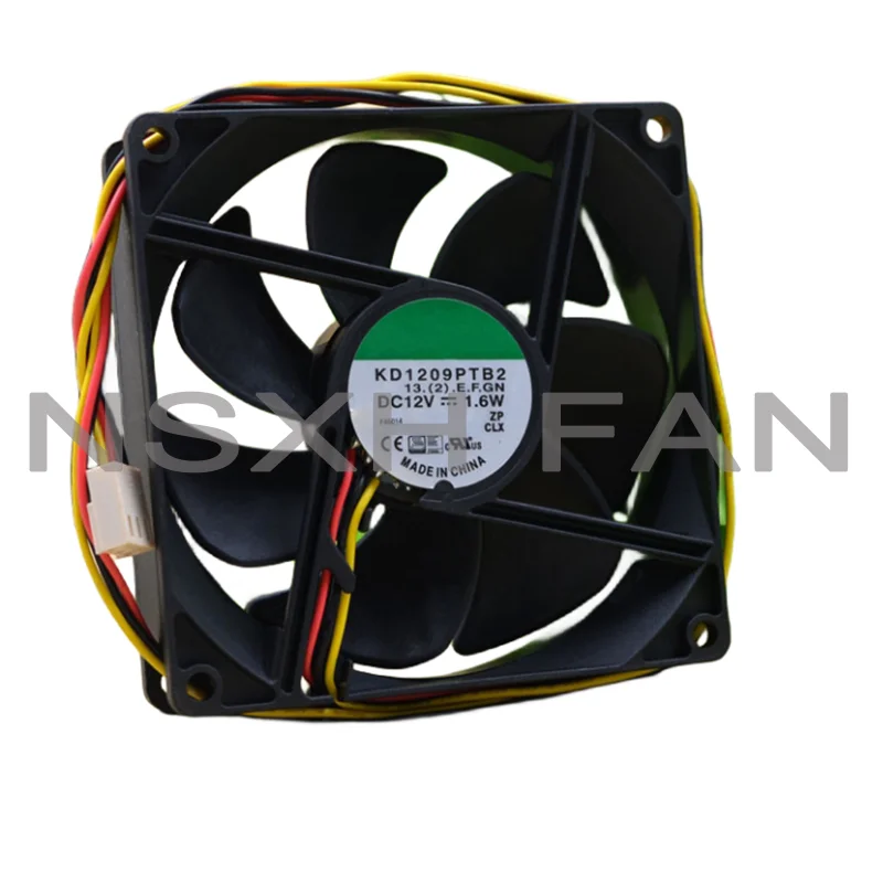 KD1209PTB2 9CM CM 9025 12V 1.6W BALL CASE FAN