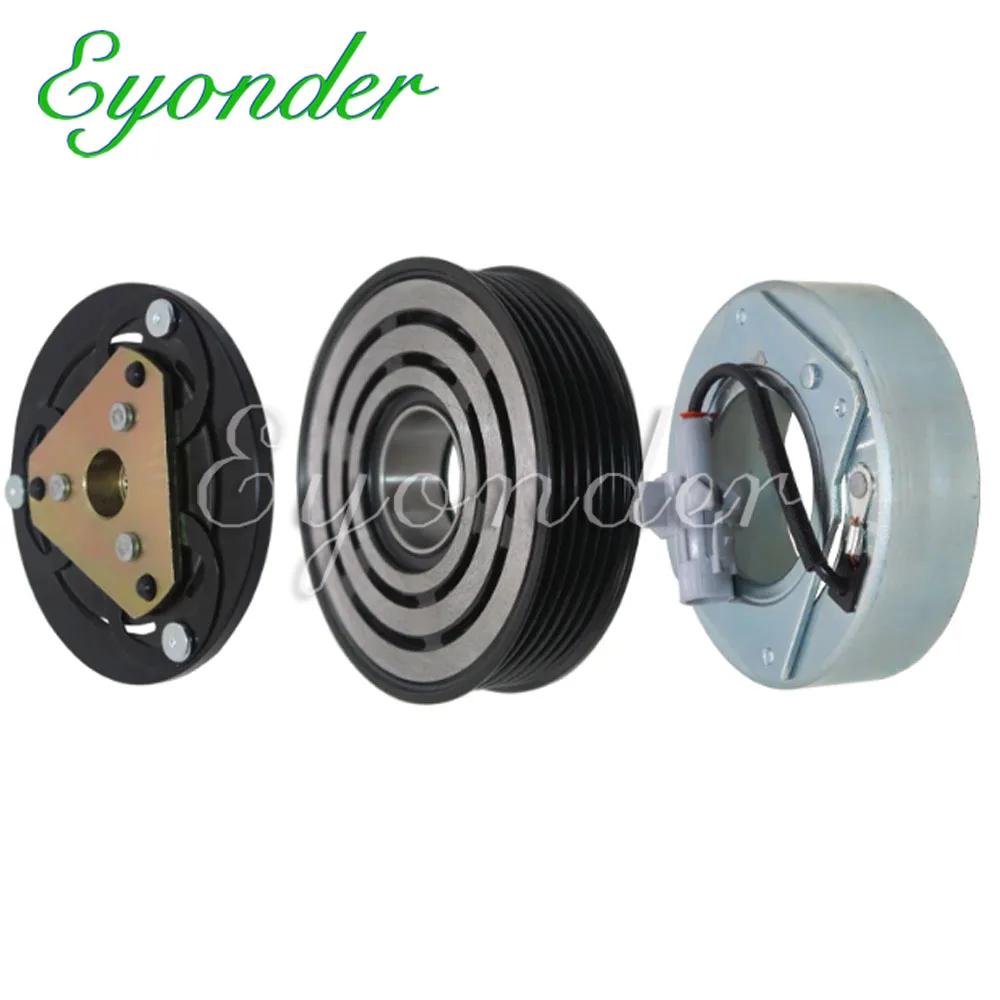 

AC A/C Air Conditioning Compressor Clutch DKV06R for Peogeot 107 Citroen C1 Toyota AYGO 1.4 6453RJ 6453RJ 883100H010