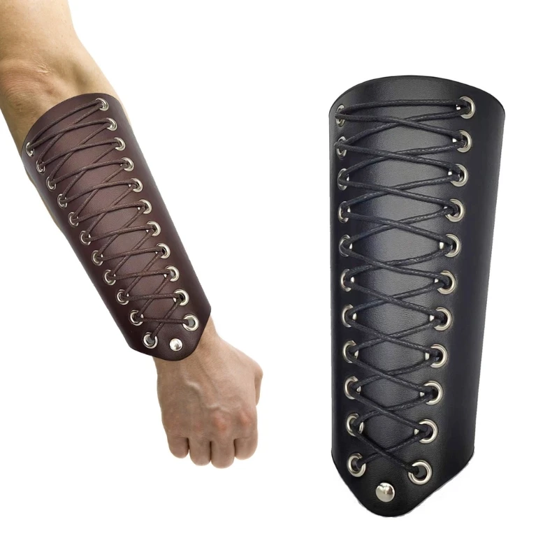 Medieval Wrist Guard Punk Medieval Cosplay Halloween for Mancho Men for Dressing Up at Parties and Festivities Drop Shipping