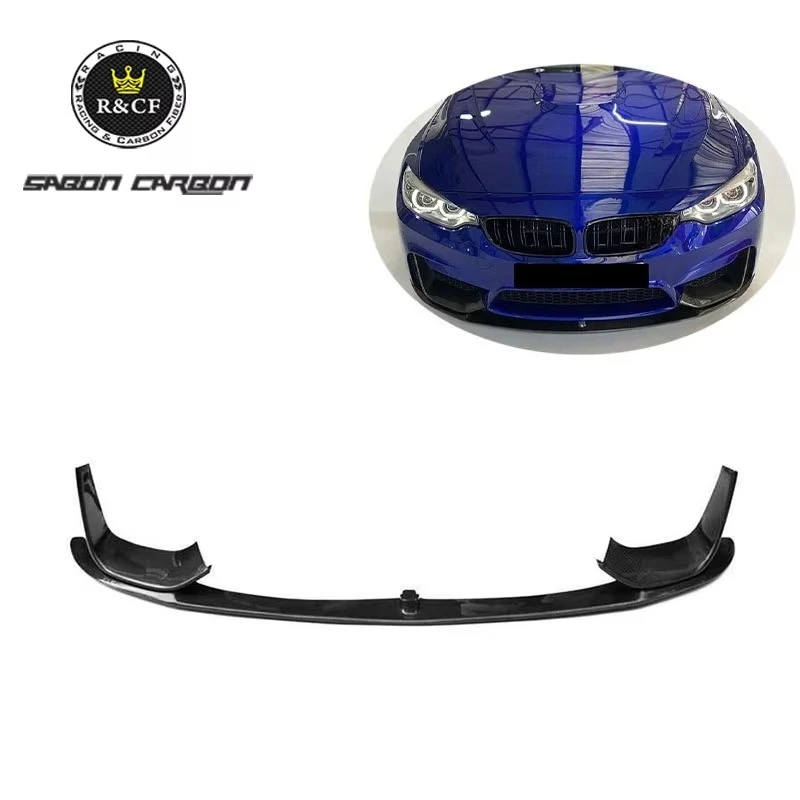 MP Style Lightweight Carbon Fiber Front Bumper Lip Hot Sell Front Lip for BMW F80 M3 F82 M4 F83 M4 2014 up