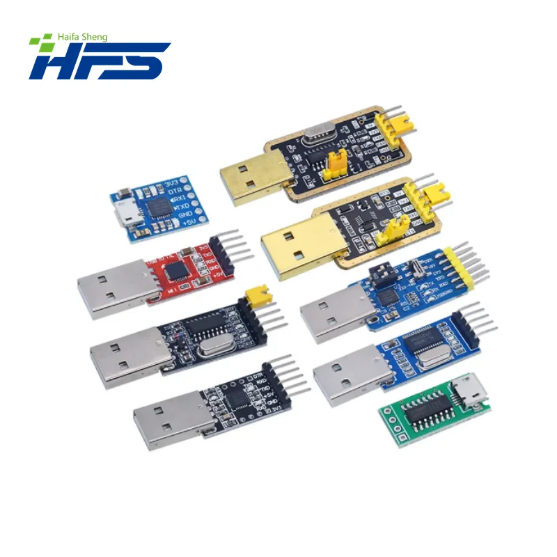 CH340 module, USB to TTL CH340G, CH340G, with small wire brush board, STC microcontroller, USB to serial Instead PL2303