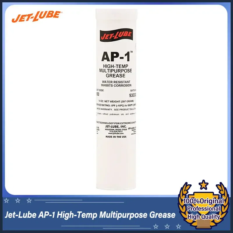 Jet-Lube AP-1 High-Temp Multipurpose Grease 14oz Grease Protects Roller Bearings