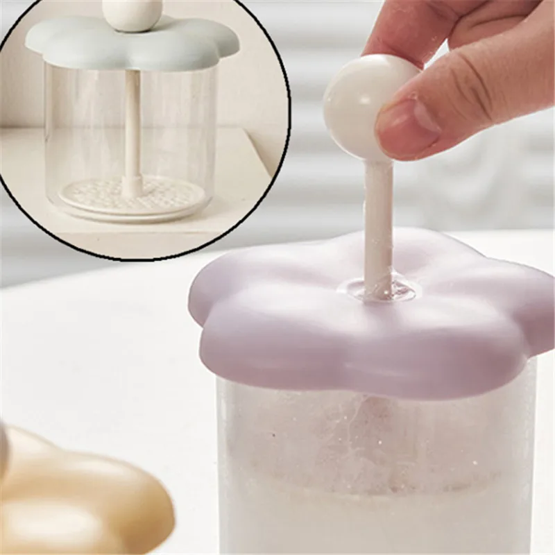 Fouet mousseux Portable pour le nettoyage du visage, 1 pièce, nettoyant manuel pour le visage, tasse en mousse mignonne, shampoing, outil de soins pour la peau