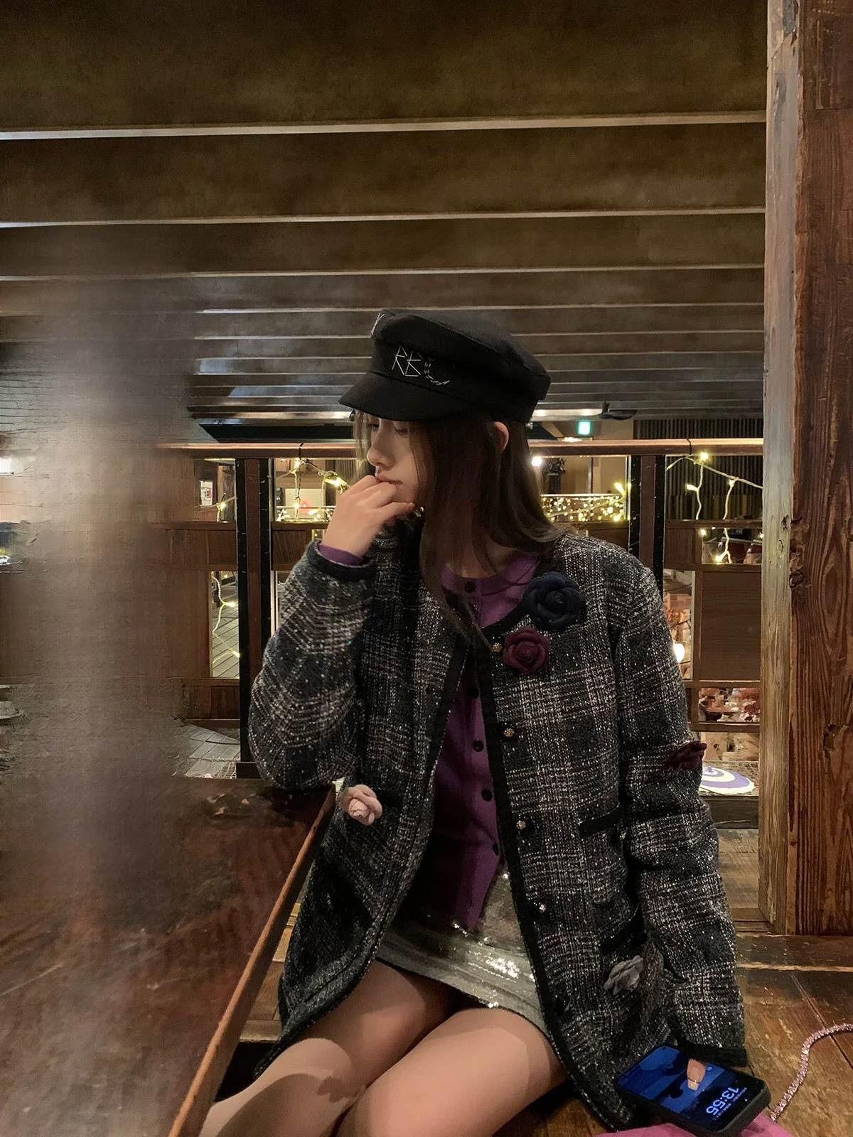 

Классический австралийский белый жемчуг, каштановый чай, оливковый цвет, ограниченная серия, хлопковая верхняя одежда Jaet Fraant Faion