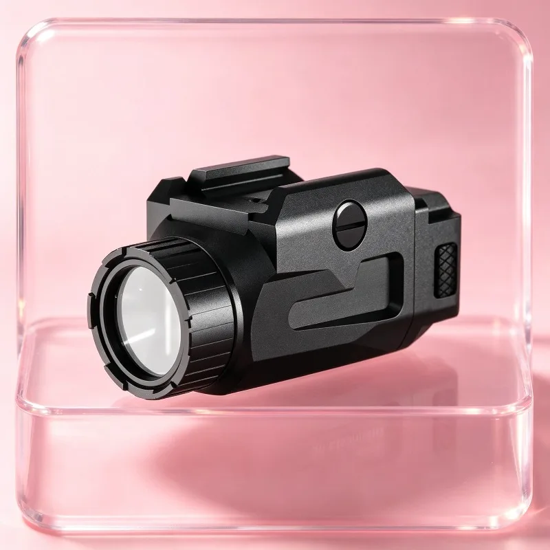 800LM High‑Lumen LED Flashlight USB Rechargeable Torch 20MM Rail Quick Release Portable Mount Bracket